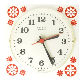 Mordern german white wall clock