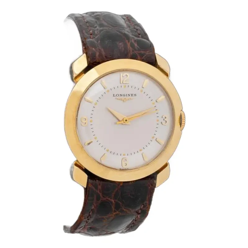 Longines 14k Yellow Gold Watch, 1950s
